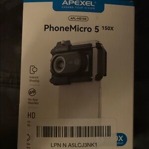 Apex PhoneMicro 5 Lens with Black and White Design
